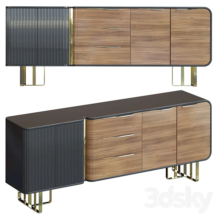 Chest of drawers Adel 3D Model Free Download