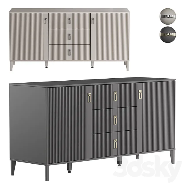 Chest of drawers APOLLO AL 515_F ALLEGRO 3D Model Chest of drawers APOLLO AL 515_F ALLEGRO 3D Model