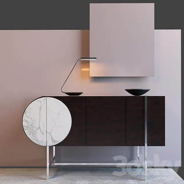 Chest of drawers Baxter 3D Model Chest of drawers Baxter 3D Model