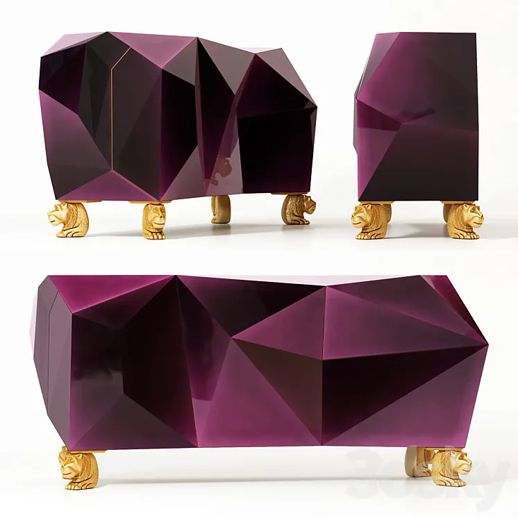 Chest of drawers Boca Do Lobo by Covet Lounge 3D Model Free Download