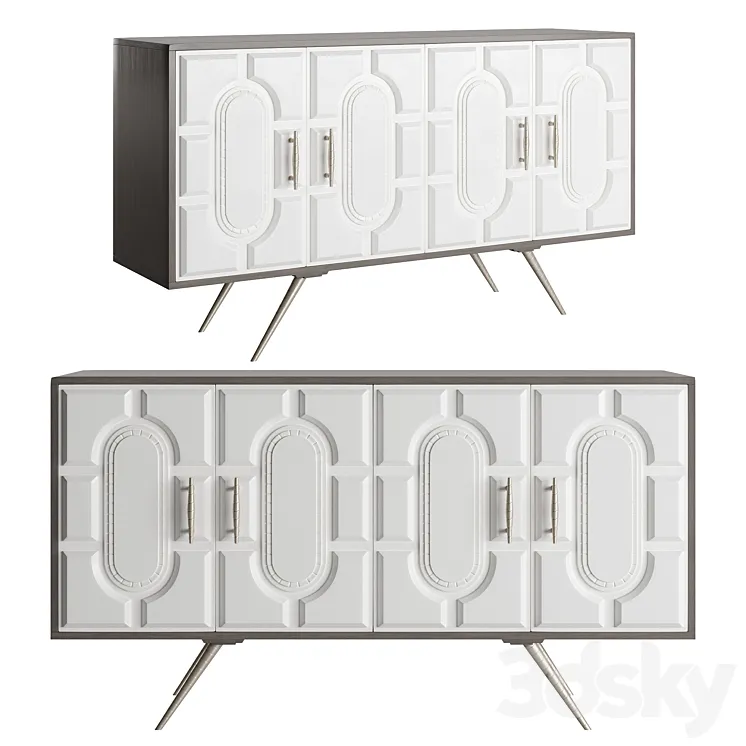 Chest of drawers Cleo Sideboard 3D Model Free Download Chest of drawers Cleo Sideboard 3D Model Free Download