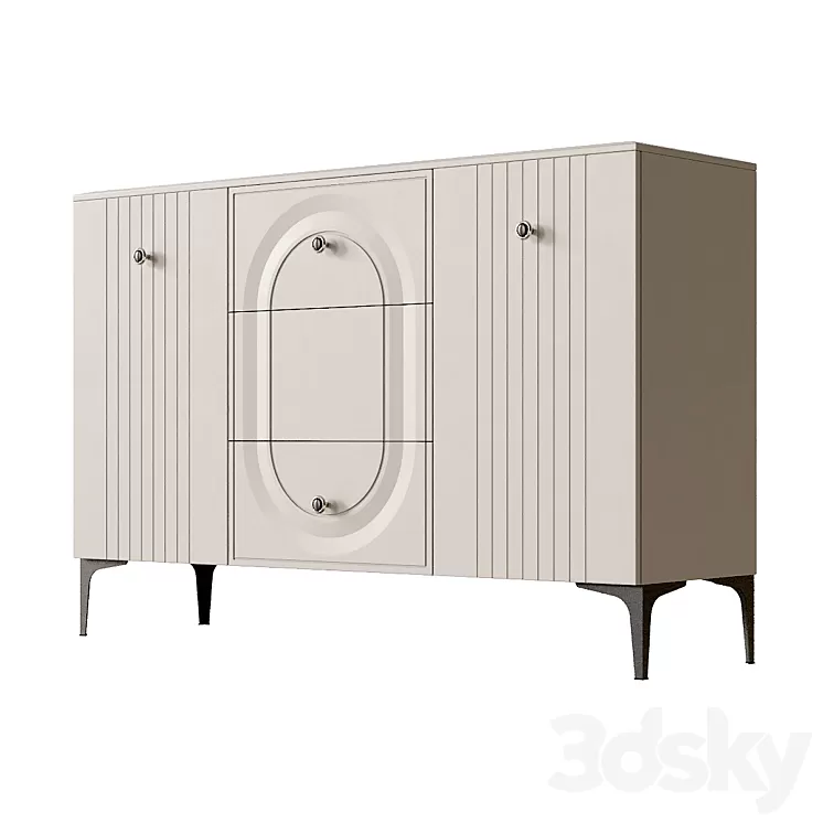 Chest of drawers Constance 3D Model Free Download Chest of drawers Constance 3D Model Free Download
