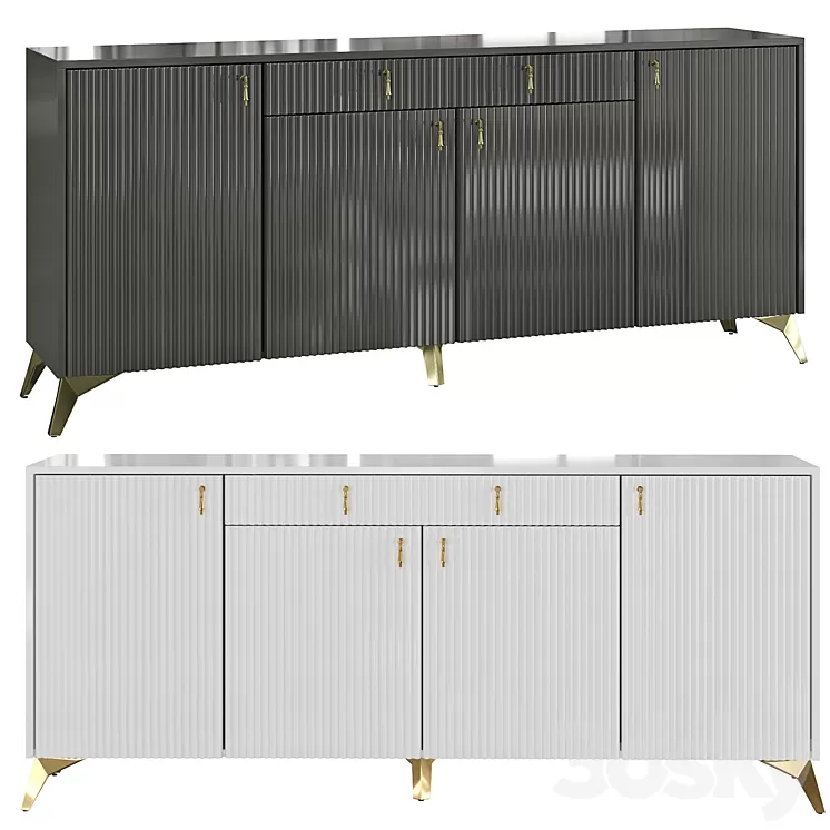 Chest of drawers Creative 3D Model Free Download