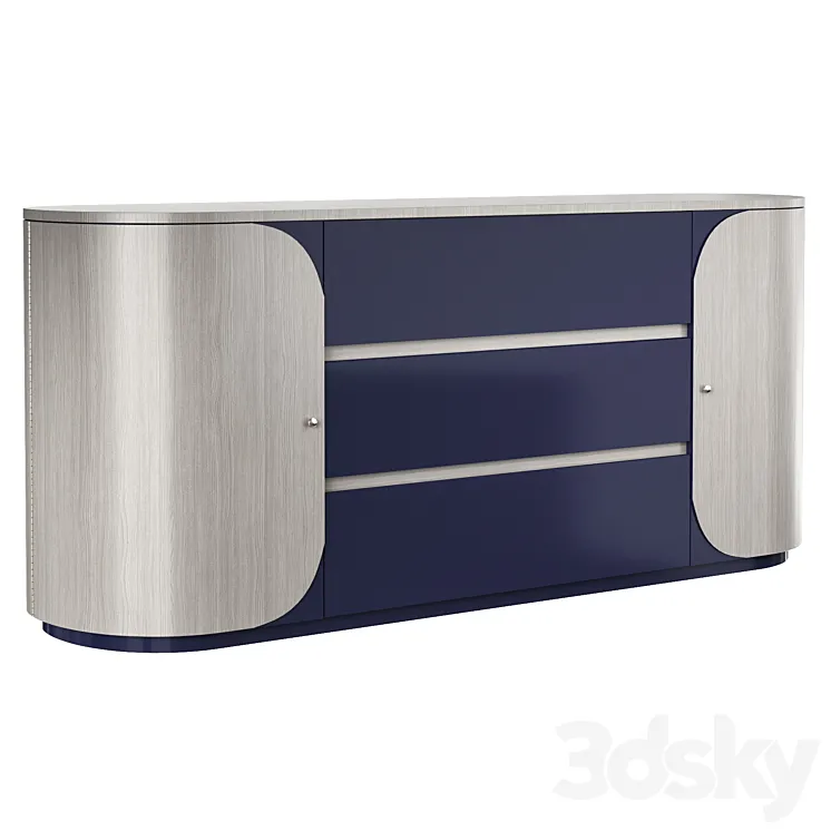 Chest of drawers Da Vita Dresser Caracole 3D Model Free Download