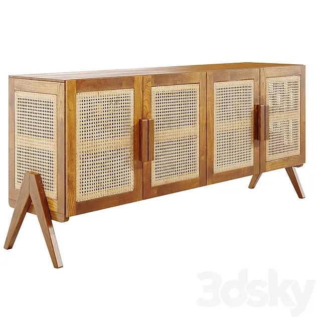 Chest of drawers DETJER DRESSOIR | SIDEBOARD by Indor 3D Model Chest of drawers DETJER DRESSOIR | SIDEBOARD by Indor 3D Model