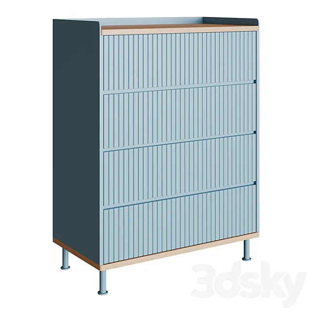 Chest of drawers Ebro 3D Model Chest of drawers Ebro 3D Model