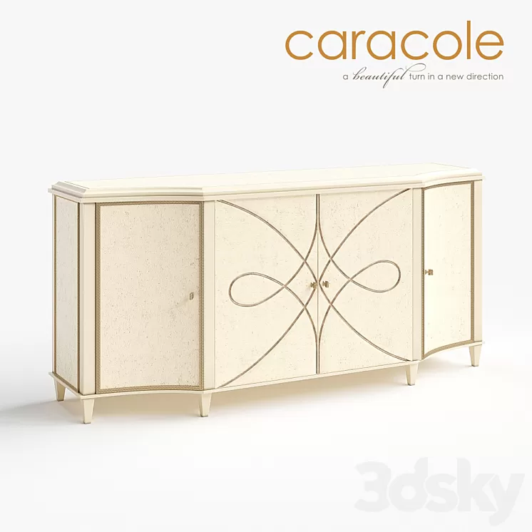 Chest of drawers EYE CANDY Caracole 3D Model