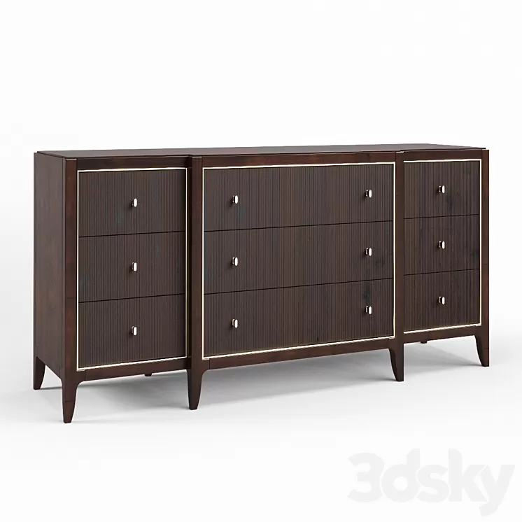 Chest of drawers In The Groove Caracole 3D Model