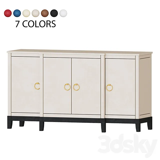 Chest of drawers Iris Luluspace 3D Model Chest of drawers Iris Luluspace 3D Model