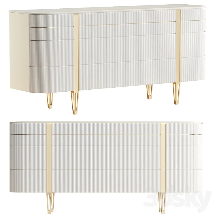 Chest of drawers Love at First Sight Caracole 3D Model Free Download