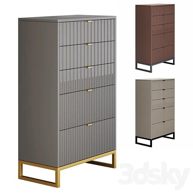 Chest of drawers MILLING 3D Model