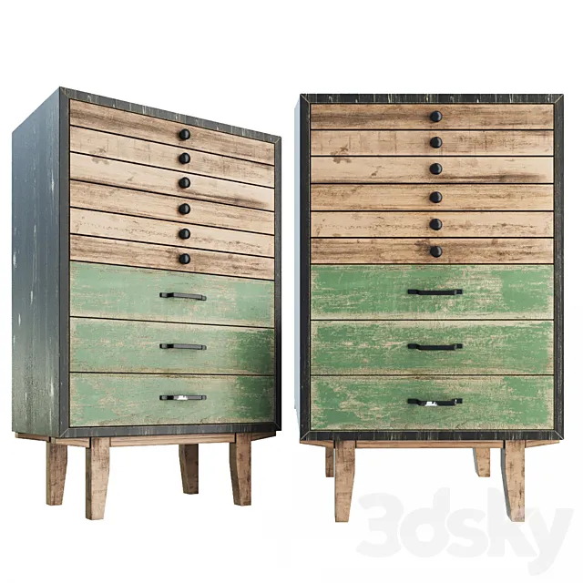 Chest of drawers Napa Valley 3DModel Chest of drawers Napa Valley 3DModel