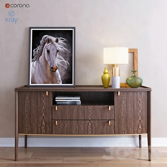 Chest of drawers – New Classic Dantone home 3DModel Chest of drawers – New Classic Dantone home 3DModel