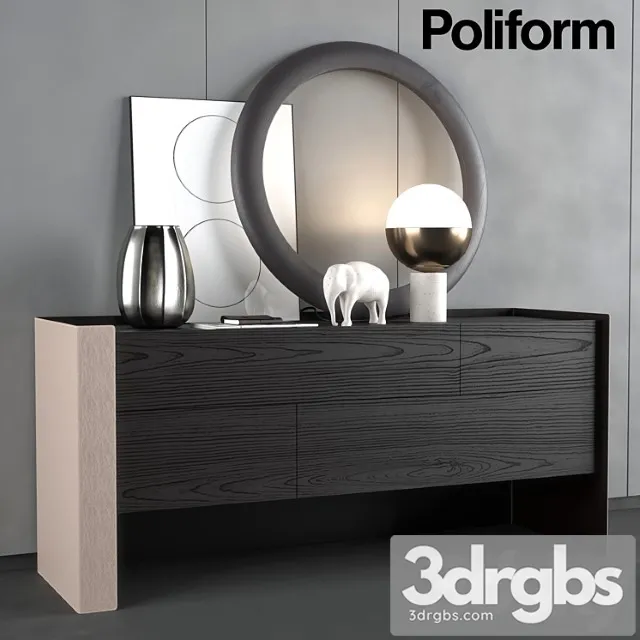 Chest of drawers poliform chloe night complements Chest of drawers poliform chloe night complements