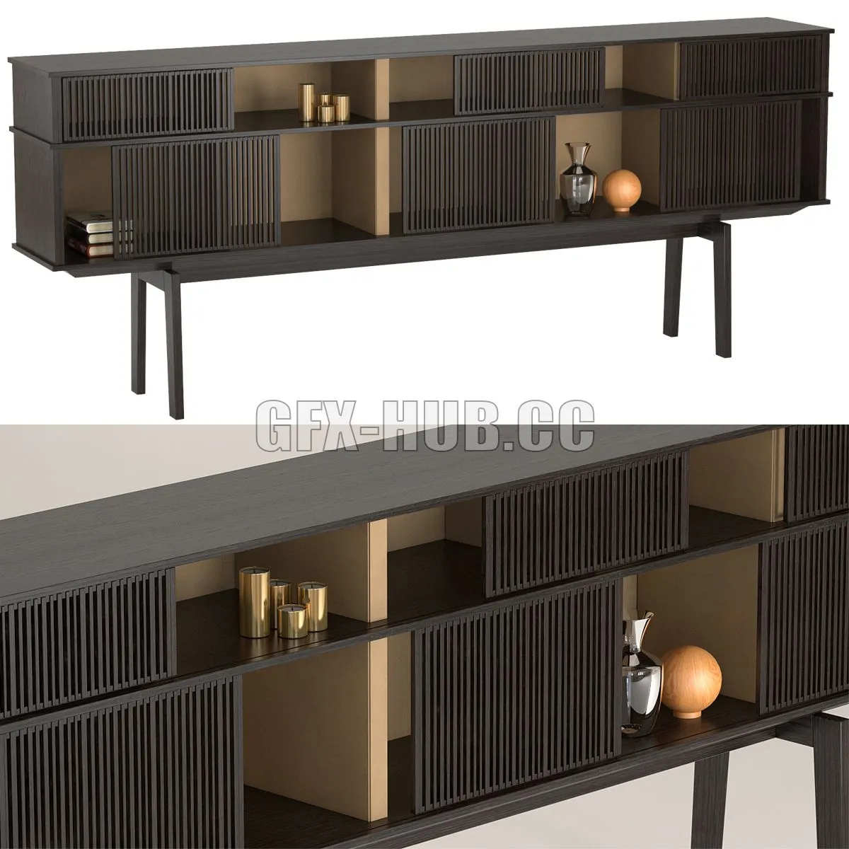Chest of drawers Poltrona Frau Lloyd 3D Model Chest of drawers Poltrona Frau Lloyd 3D Model