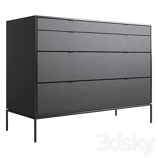 Chest of drawers Realto 3D Model Chest of drawers Realto 3D Model