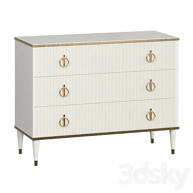 Chest of drawers Rimini Solo 3D Model Chest of drawers Rimini Solo 3D Model