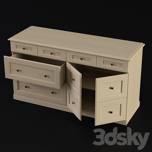 Chest of drawers. Sameba 3DModel