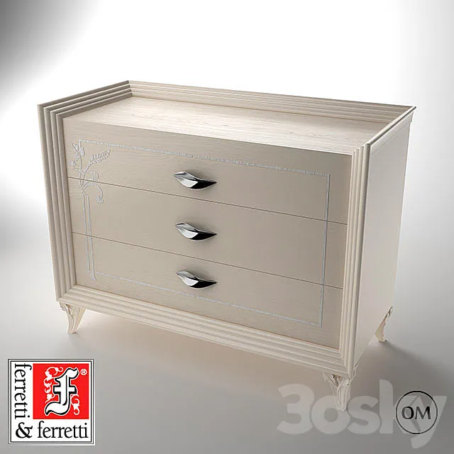 Chest of Drawesr – Today Collection – FerrettieFerretti 3DModel