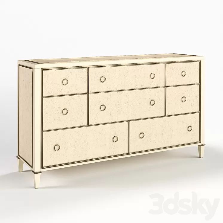 Chest of Eye For Style Caracole 3D Model