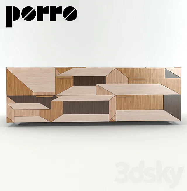 Chest Porro Inlay 3D Model