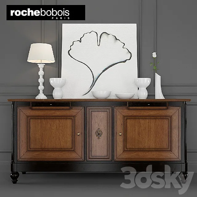 Chest Roche Bobois Villandry 3D Model Chest Roche Bobois Villandry 3D Model