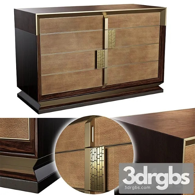 Chest sicis blake chest of drawers 2 3D Model Download