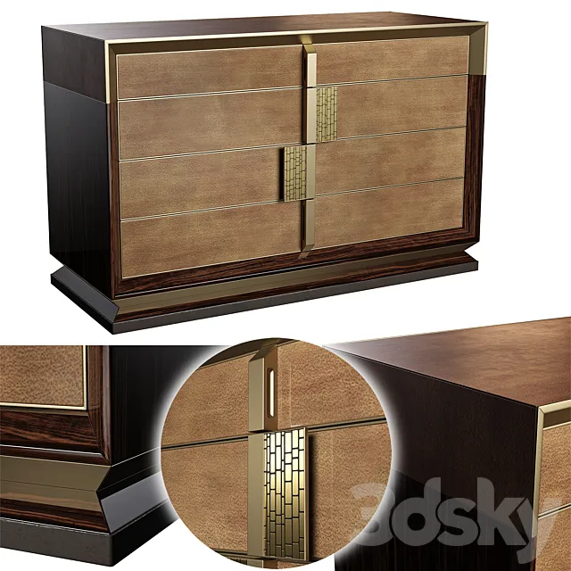Chest Sicis BLAKE CHEST OF DRAWERS 3DModel Chest Sicis BLAKE CHEST OF DRAWERS 3DModel