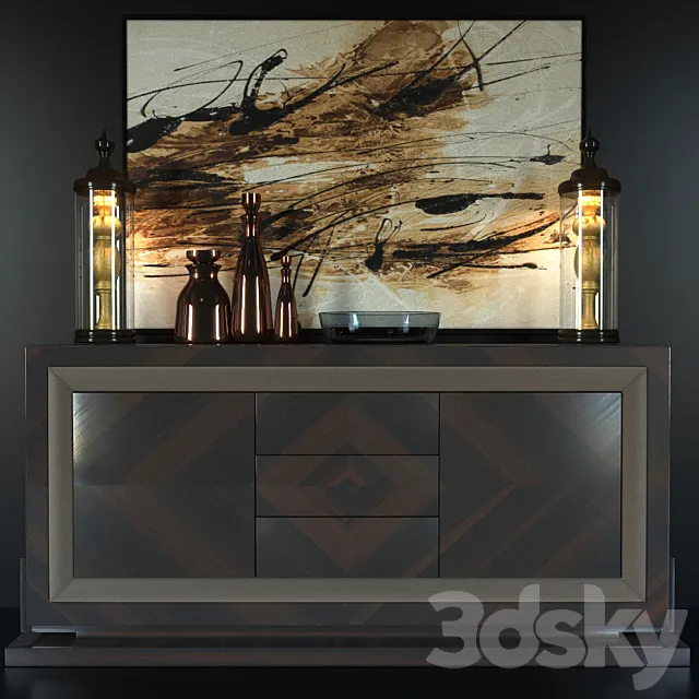 Chest Smania Olimpia 3D Model Chest Smania Olimpia 3D Model