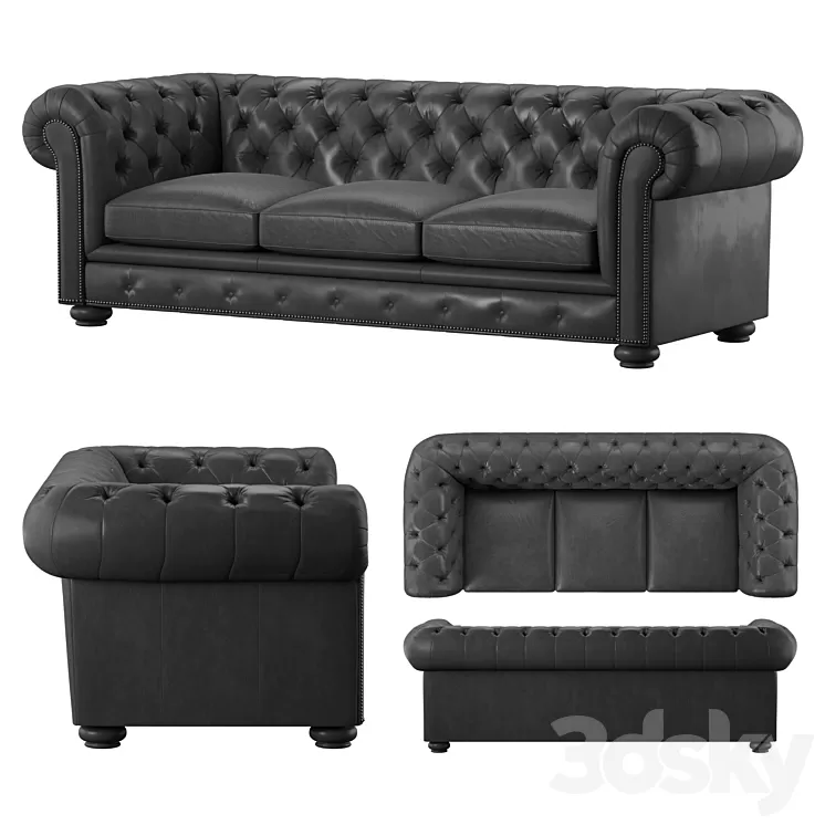 Chester sofa 3D Model