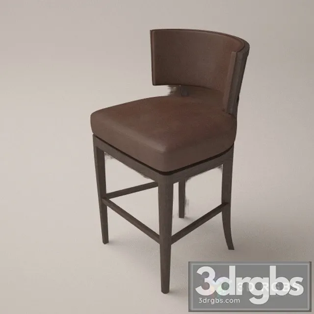 Chesterfield Bar Height Stool Leather 3D Model Download Chesterfield Bar Height Stool Leather 3D Model Download