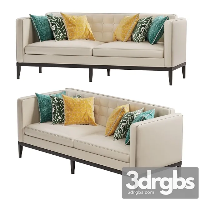 Chesterfield sleeper sofa modern gray leather old school s 2 3D Model Download Chesterfield sleeper sofa modern gray leather old school s 2 3D Model Download