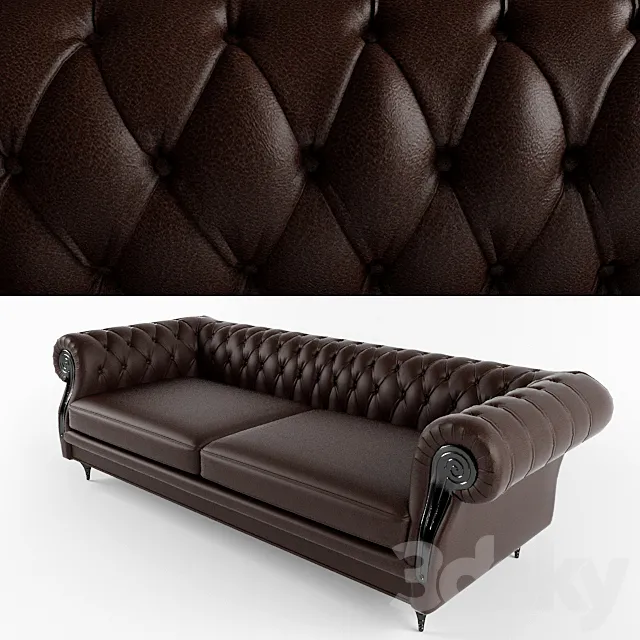 Chesterfield sofa 3D Model