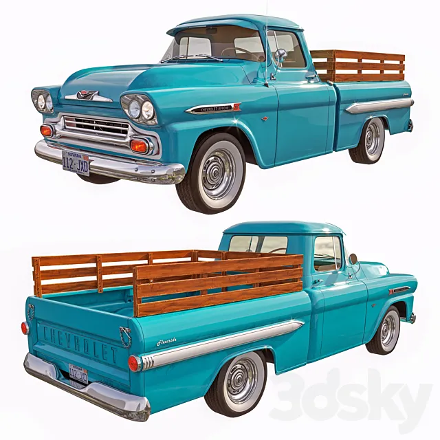 Chevrolet Apache 1959 3D Model