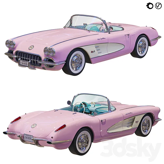 Chevrolet Corvette Coupe 1960 Free Download