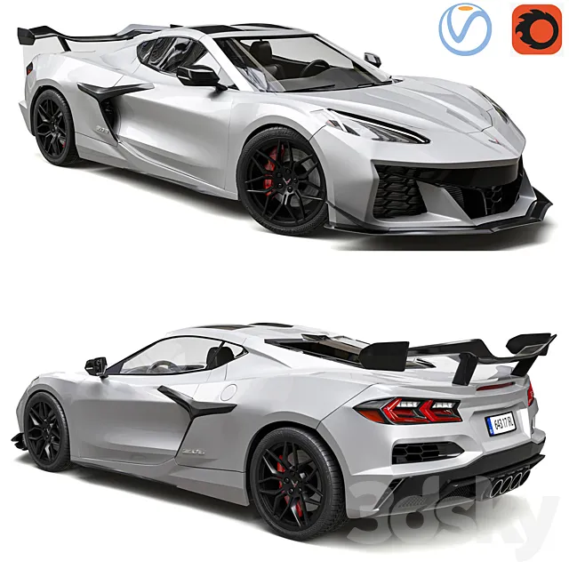 Chevrolet Corvette Z06 2023 3DModel