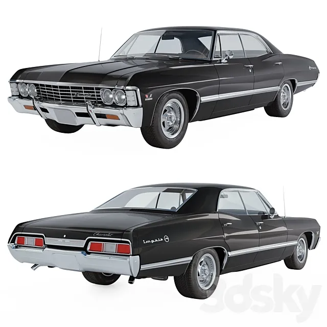 Chevrolet Impala 1967 4 Door 3DModel
