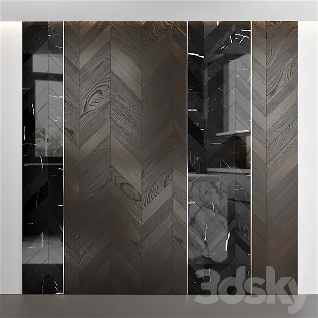 Chevron Sliced 3 3D Model Chevron Sliced 3 3D Model