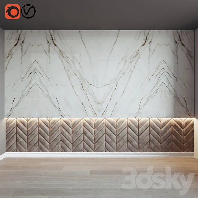 CHEVRON WALL PANEL 3DModel