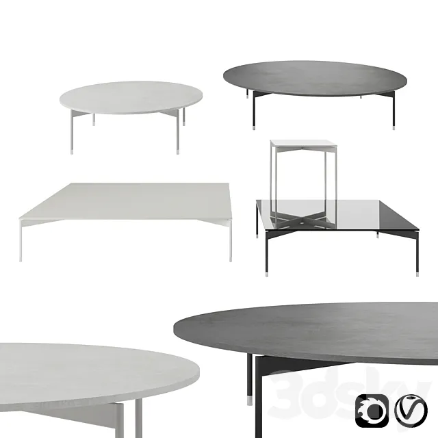 Chic Table by Profim 3D Model