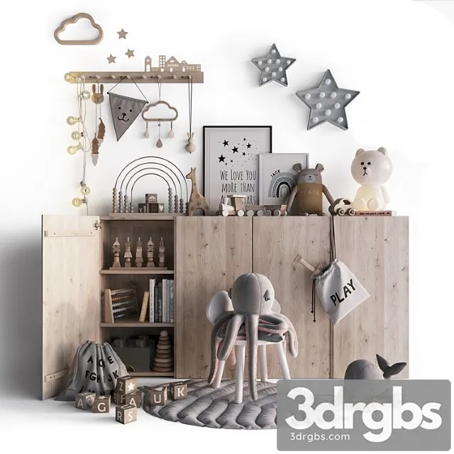 Chidren Set 1 3D Model Download