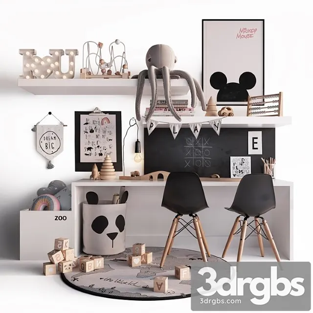 Chidren Set 2 3D Model Download