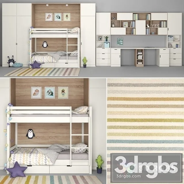 Child Furniture 3D Model Download Child Furniture 3D Model Download