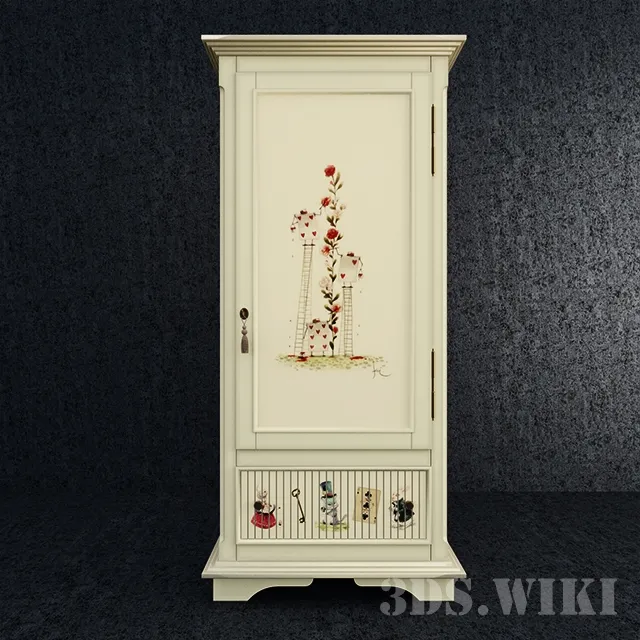 child-room – Alice’s wardrobe 3D Model