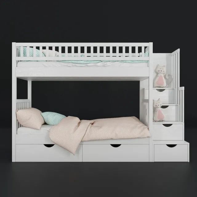 child-room – Artek two-level bed 3D Model
