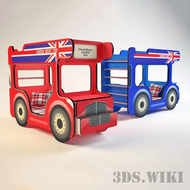 child-room – Baby bus bed 3D Model