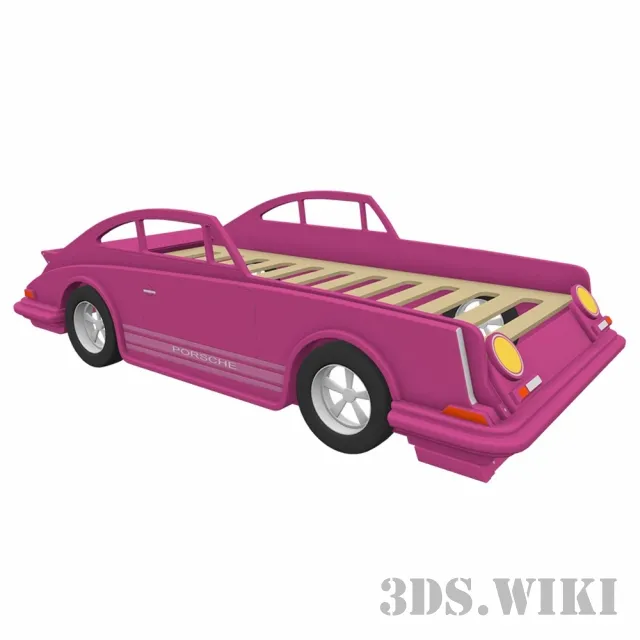 child-room – Bed machine 3D Model