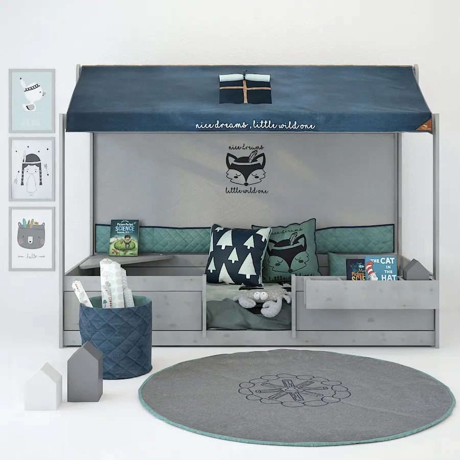 child-room – Bed New Forest 01 3D Model