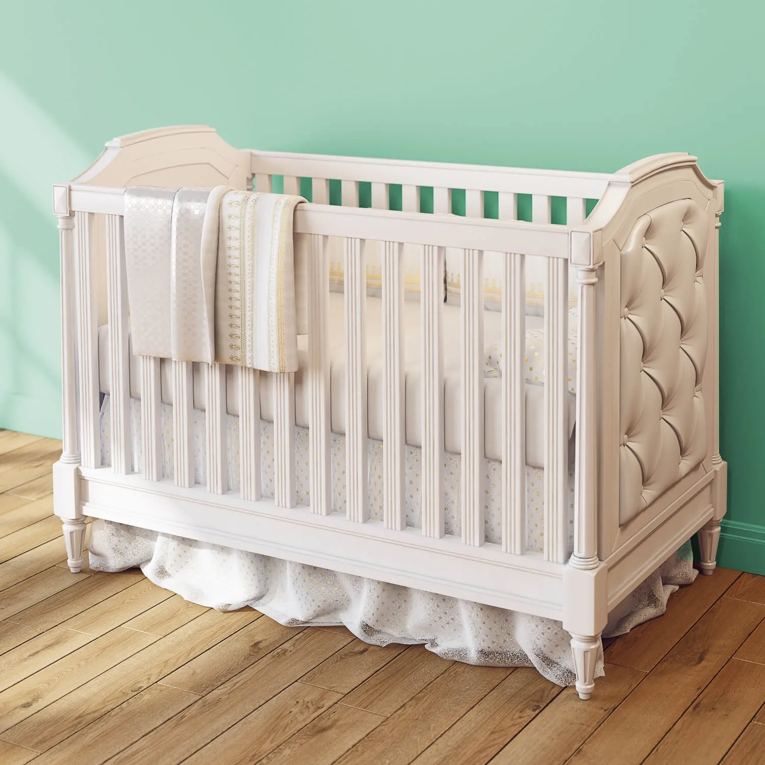 child-room – Blythe Convertible Crib  Pottery barn 3D Model
