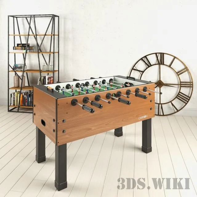 child-room – Board game Carrom 3D Model